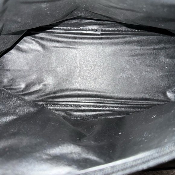 Lancome Black Satchel with Silver Hardware - Picture 4 of 6